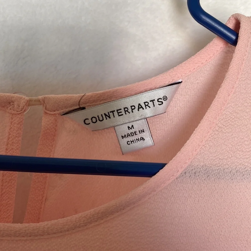 PINK BLOUSE SZ M - Picture 3 of 4